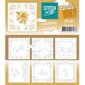 Stitch & Do - Cards only Stitch - set 043